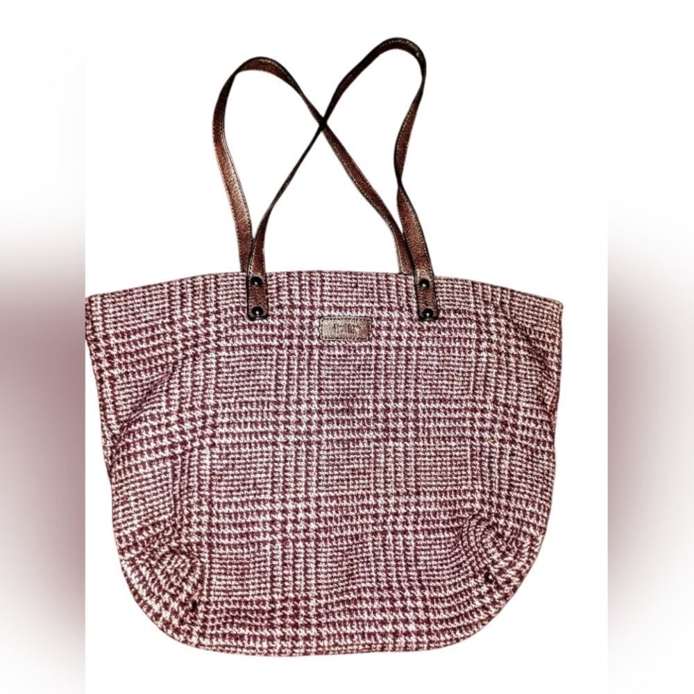 Hotter Nwot Hounds tooth Lucy Tote Bag